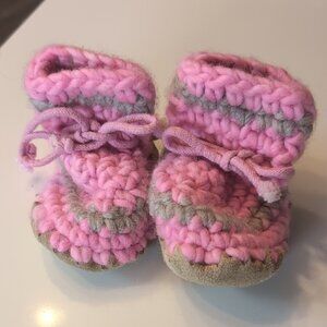 Padraig Toddler 12-18 Months Baby Pink Slipper Shoes